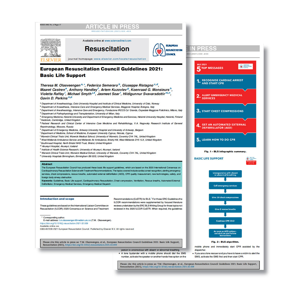 European Resuscitation Council Basic Life Support Guidelines 2021